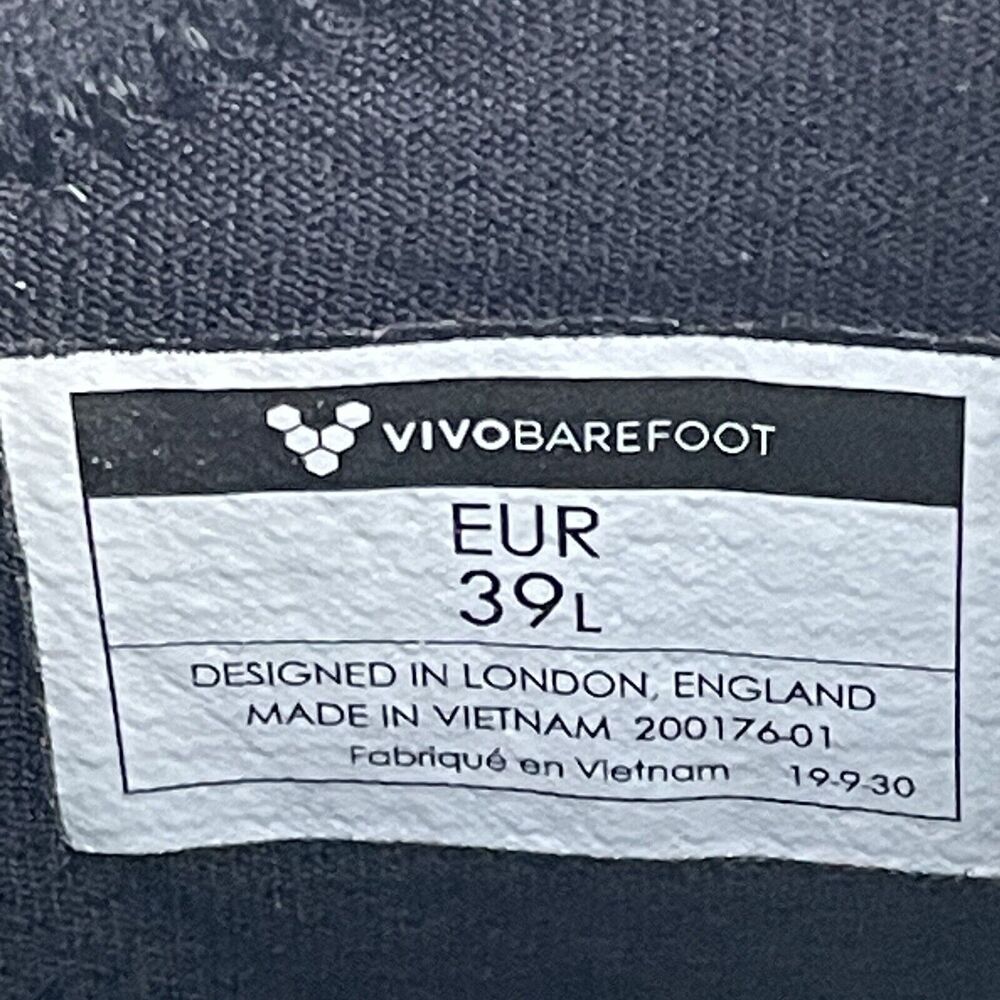 Vivobarefoot Womens Kasana Knit & Leather Black Minimalist Barefoot Shoes 8 EU39 - Picture 13 of 13